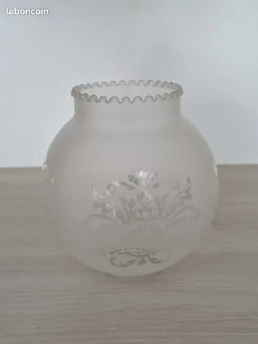 Ancien globe lampe verre - globe,